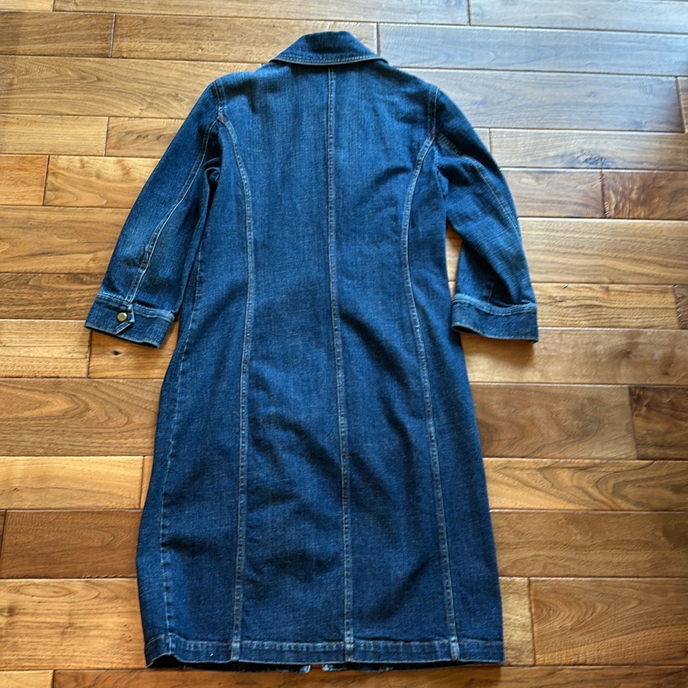 Lauren Ralph Lauren denim trench coat. Sz 12 - Picture 6 of 6